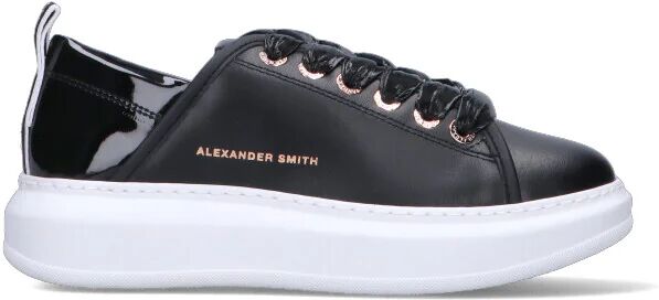 ALEXANDER SMITH Sneaker donna nera in pelle NERO 36