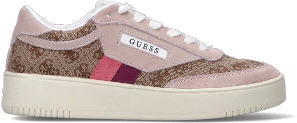 Guess Sneaker donna beige/rosa in suede BEIGE 35