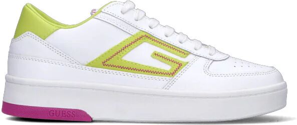 Guess Sneaker donna bianca/gialla in pelle BIANCO 36