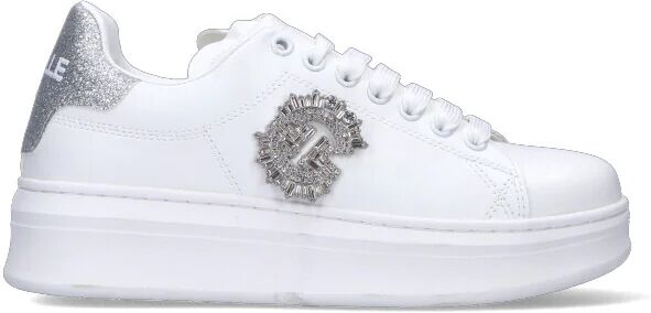 GAeLLE Sneaker donna bianca/argento ARGENTO 39