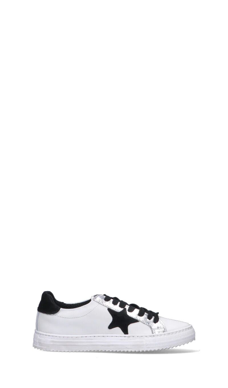 OTTANT8,6 Sneaker donna bianca/nera/argento in pelle BIANCO 36