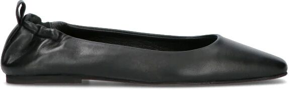 RABARBARO Ballerina donna nera in pelle NERO 37