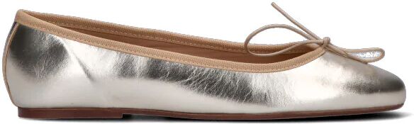 RABARBARO Ballerina donna oro in pelle PLATINO 39