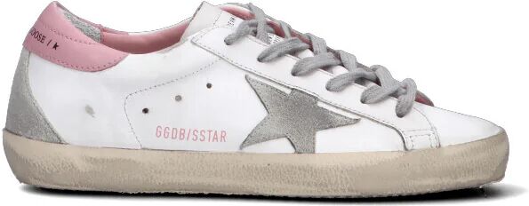 GOLDEN GOOSE SUPERSTAR Sneaker donna bianca/rosa in pelle BIANCO 39