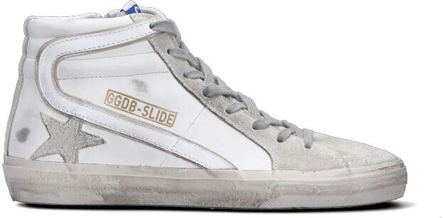 GOLDEN GOOSE Sneaker donna bianca/argento in pelle BIANCO 38