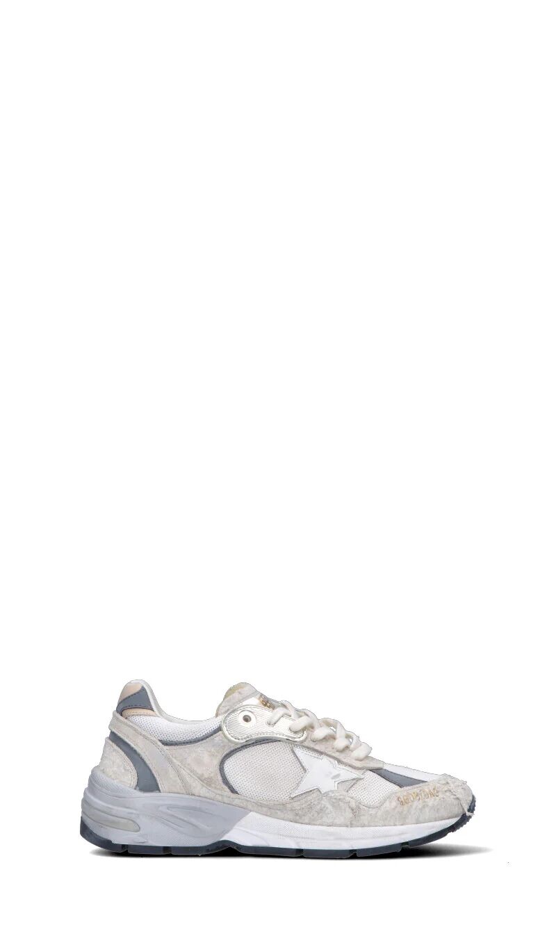 GOLDEN GOOSE Sneaker donna bianca/argento in pelle BIANCO 39