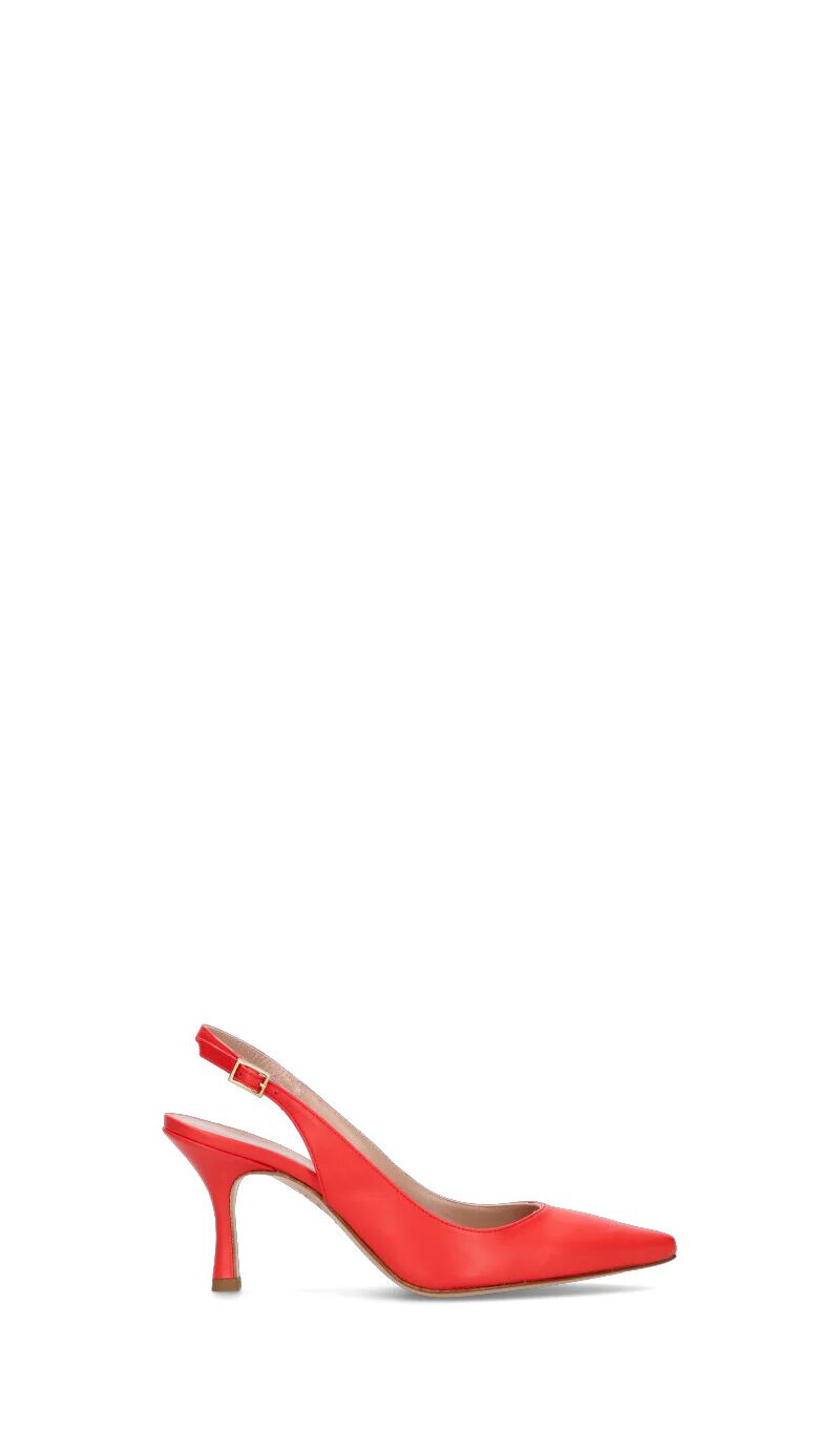 PHIL MELVIS Slingback donna rossa in pelle ROSSO 39