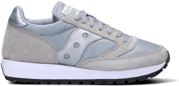 Saucony LACCI BIANCHI Sneaker donna grigia/argento in pelle 37