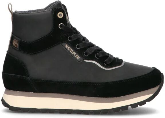 NAPAPIJIRI Sneaker donna nera in pelle NERO 38