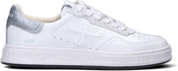 Premiata Sneaker donna bianca/argento in pelle BIANCO 38