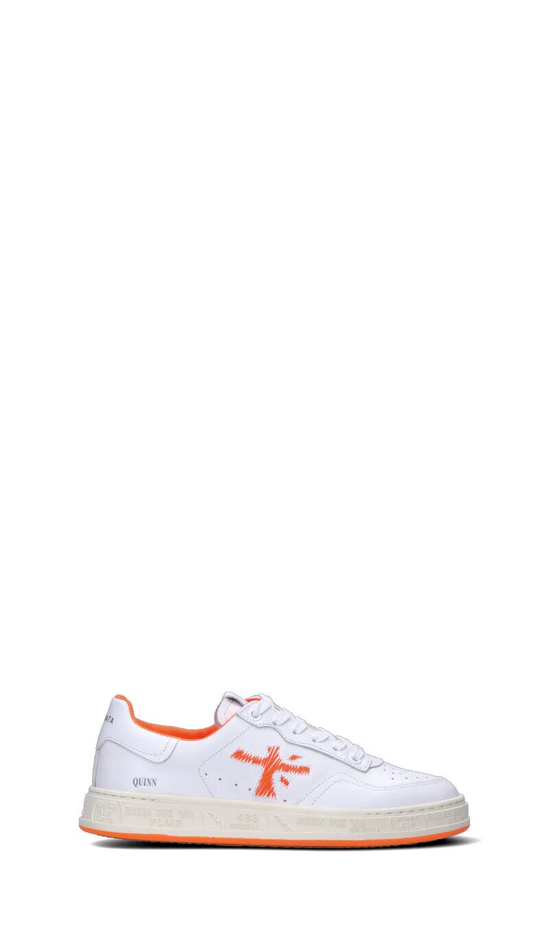 Premiata Sneaker donna bianca/arancio in pelle BIANCO 36