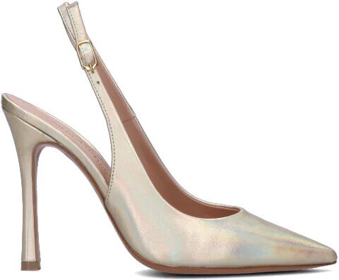 ENZO DI MARTINO Slingback donna oro in pelle PLATINO 39