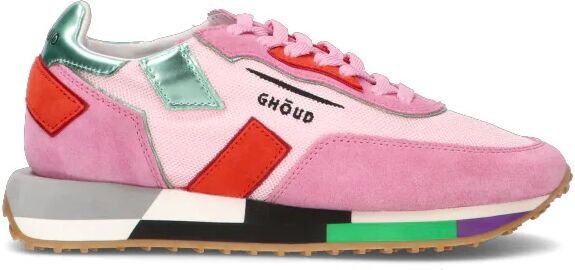 GHOUD Sneaker donna rosa/verde in pelle ROSA 38