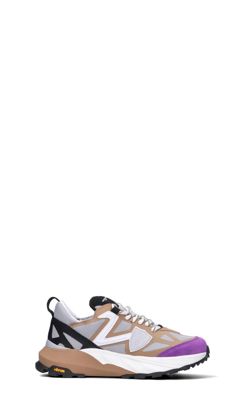 PHILIPPE MODEL Sneaker donna grigia/beige/viola GRIGIO 39