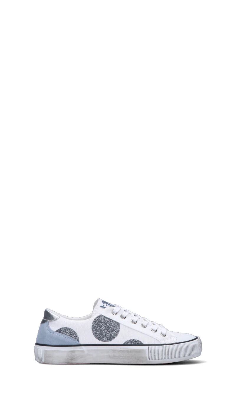 MANILA GRACE Sneaker donna bianca/argento/azzurra BIANCO 35