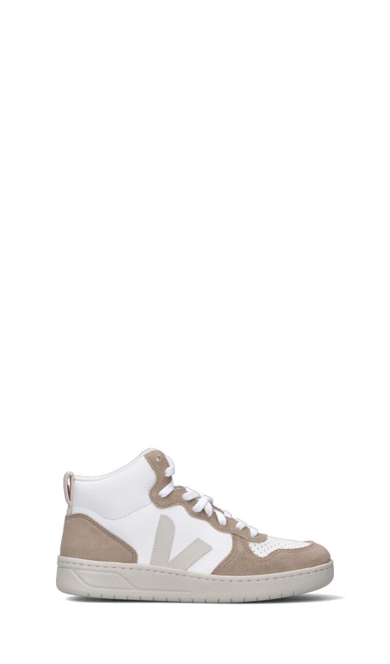 VEJA Sneaker donna bianca/beige in suede BIANCO 40