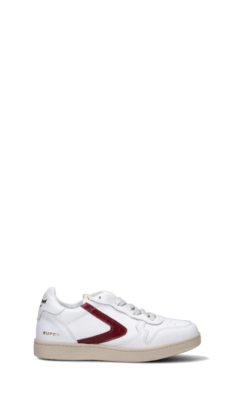 Valsport SUPER Sneaker donna bianca/bordeaux in pelle ROSSO 38