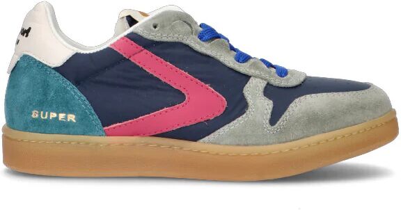 Valsport SUPER Sneaker donna blu/grigia/fucsia in suede 38