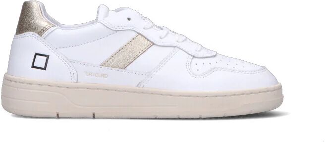 D.A.T.E. Sneaker donna bianca/oro in pelle BIANCO 36