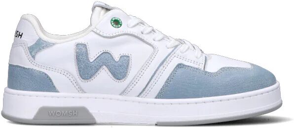 WOMSH Sneaker donna bianca/azzurra in pelle BIANCO 40