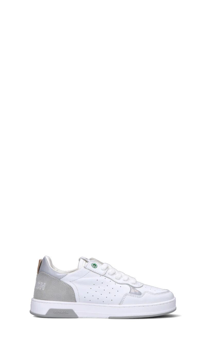 WOMSH Sneaker donna bianca/grigia in suede BIANCO 40
