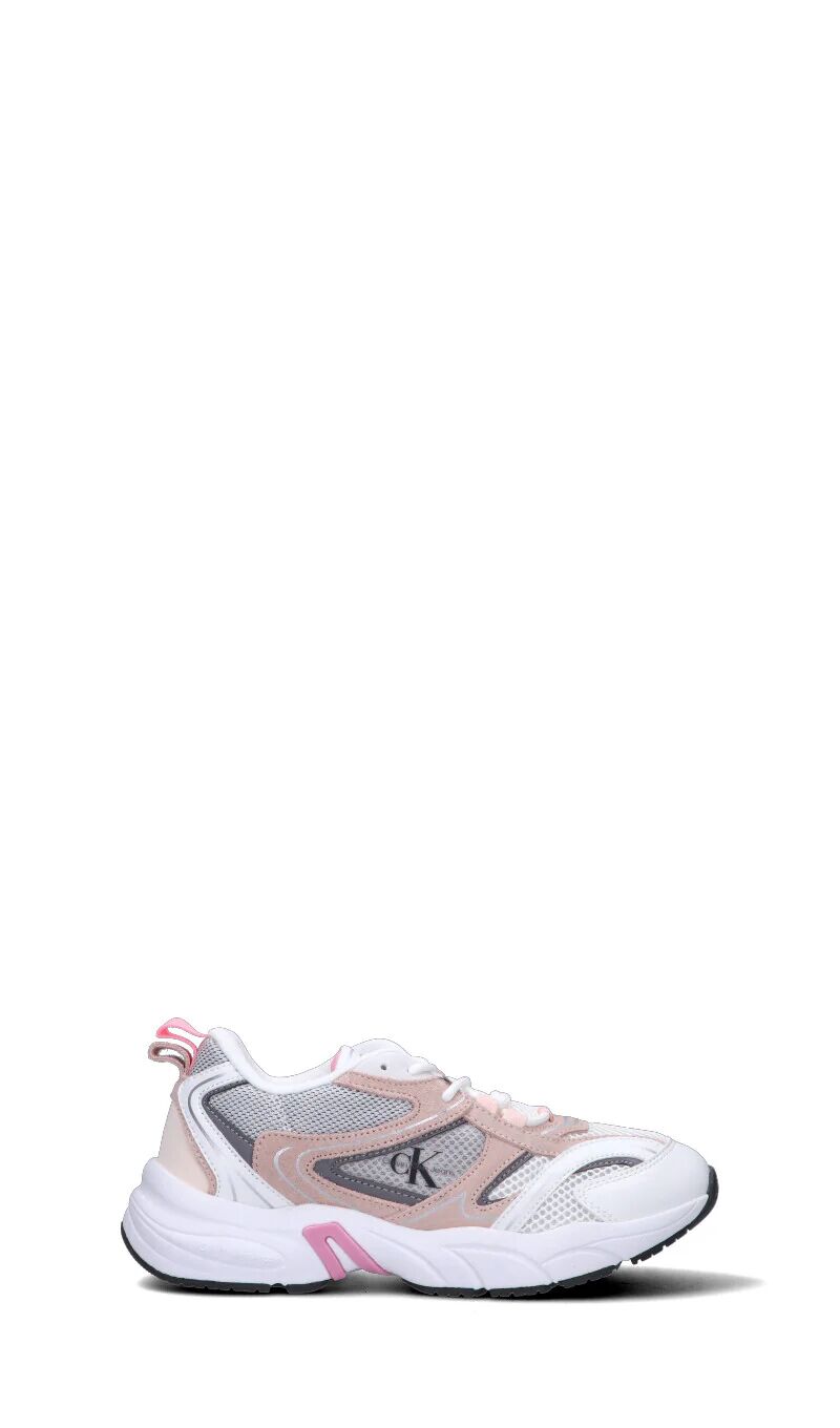 Calvin Klein Sneaker donna bianca/rosa in pelle 40