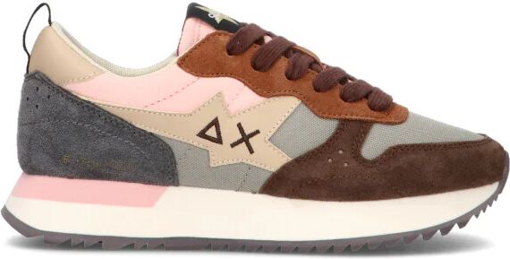 SUN68 Sneaker donna multicolor in pelle GRIGIO 39