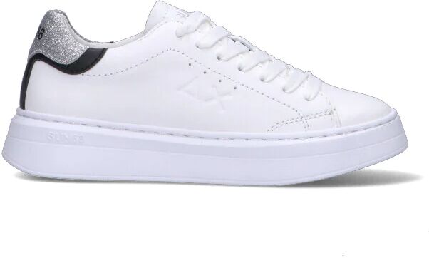 SUN68 Sneaker donna bianca/argento in pelle BIANCO 39