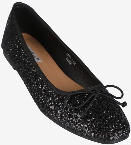 Sweet Ballerine donna con glitter Ballerine donna Nero taglia 38