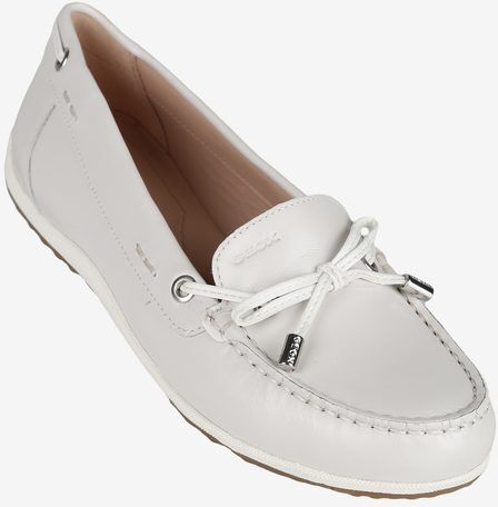 Geox D VEGA MOC B Mocassini in pelle donna Mocassini donna Bianco taglia 36