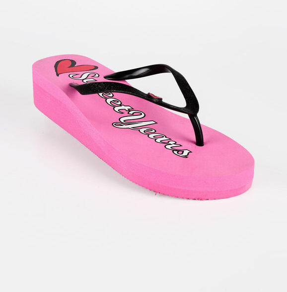 Sweet Infradito con zeppa Infradito donna Fucsia taglia 39