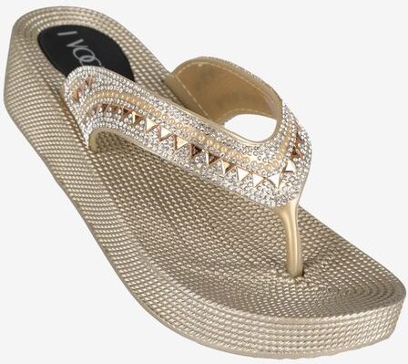 Vogue Infradito mare donna con strass Infradito donna Oro taglia 38