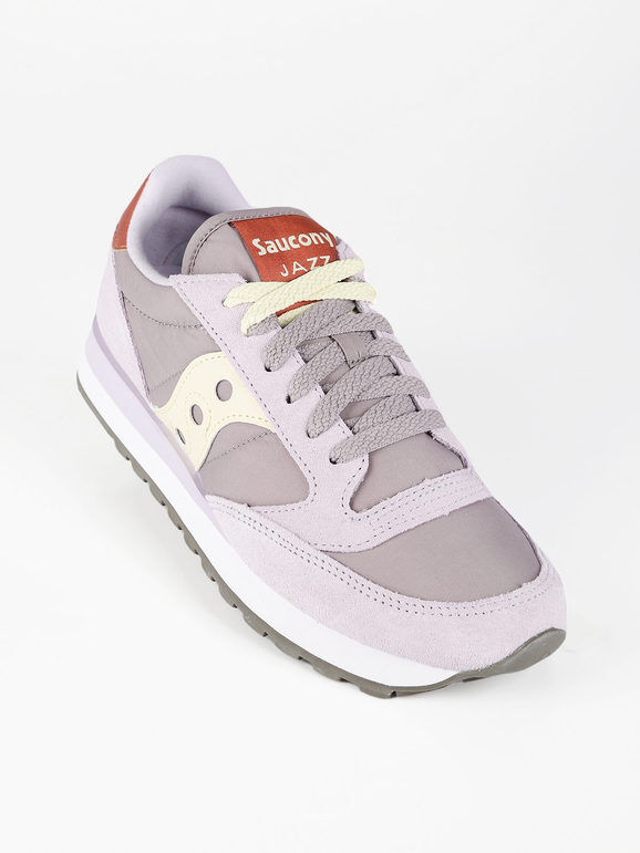 Saucony JAZZ ORIGINAL Sneakers in pelle scamosciata da donna Sneakers Basse donna Viola taglia 37.5