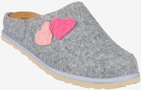 Inblu Pantofole donna cuori in feltro Pantofole donna Grigio taglia 35