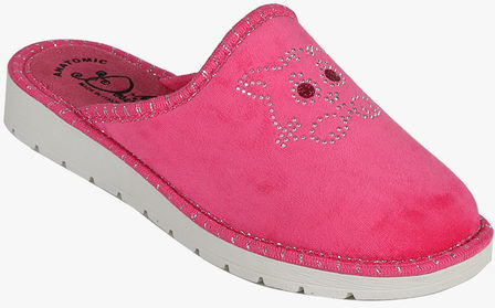 Miss Desiree Pantofole donna in tessuto scamosciato Pantofole donna Fucsia taglia 39