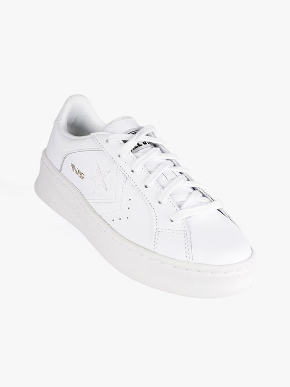 Converse Pro Leather Sneakers in pelle donna platform Sneakers Basse donna Bianco taglia 40.5