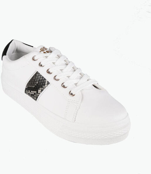 Charro Sneakers animalier con platform Sneakers con Zeppa donna Bianco taglia 38