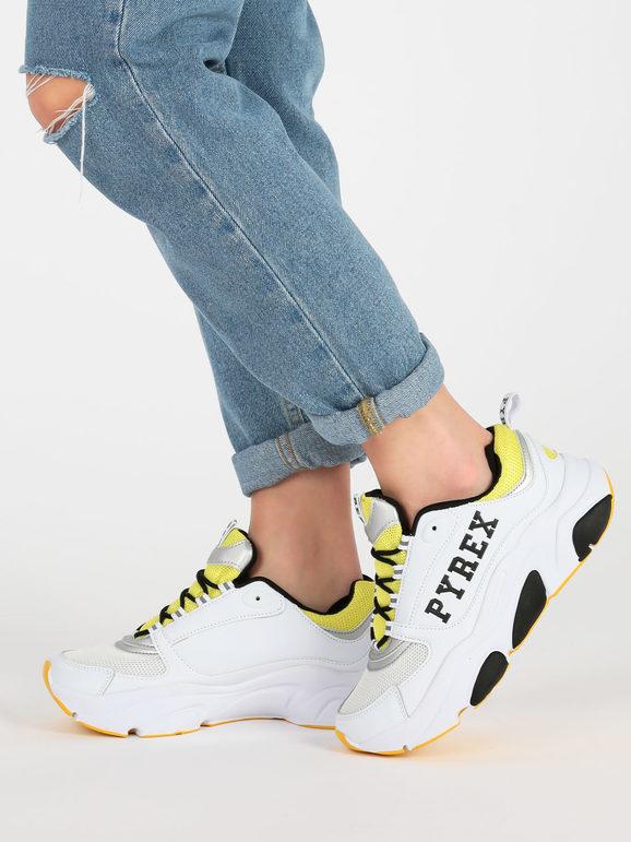 Pyrex Sneakers chunky Sneakers Basse donna Giallo taglia 40