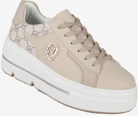 Queen Helena Sneakers da donna con platform Sneakers con Zeppa donna Beige taglia 41