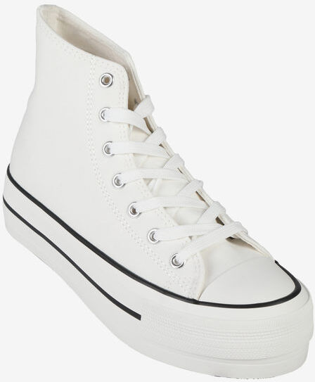 Original Marines Sneakers donna alte in tela con platform Sneakers Alte donna Bianco taglia 40