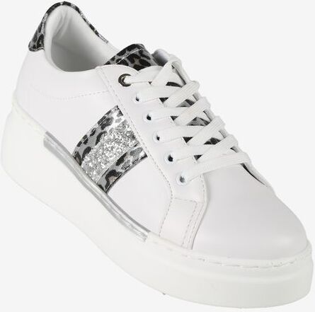 Galia Sneakers donna con platform Sneakers con Zeppa donna Argento taglia 38