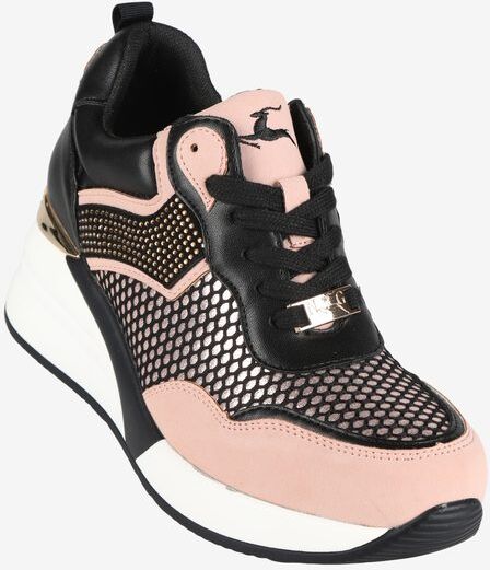 Nazareno Gabrielli Sneakers donna con zeppa e strass Sneakers con Zeppa donna Rosa taglia 39