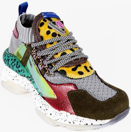 Osey Sneakers donna multicolor con zeppa Sneakers con Zeppa donna Grigio taglia 38