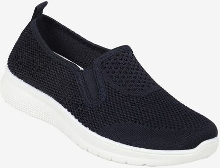 Fashion Sneakers donna slip on in maglia Slip On donna Blu taglia 41