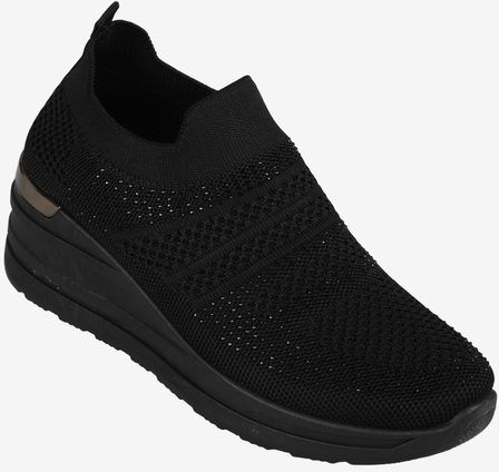 Mellisa Sneakers slip on da donna con zeppa Slip On donna Nero taglia 40