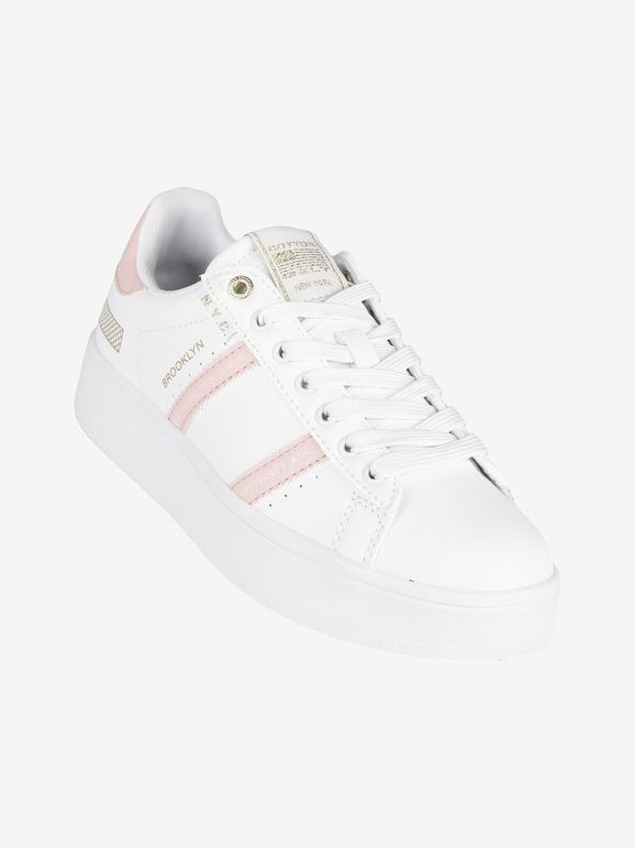 Cotton Belt Sneakers stringata donna con platform Sneakers Basse donna Rosa taglia 39