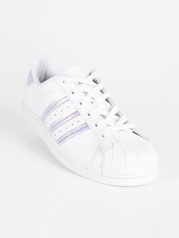 Adidas Superstar J Sneakers stringate da ragazza Sneakers Basse donna Bianco taglia 38