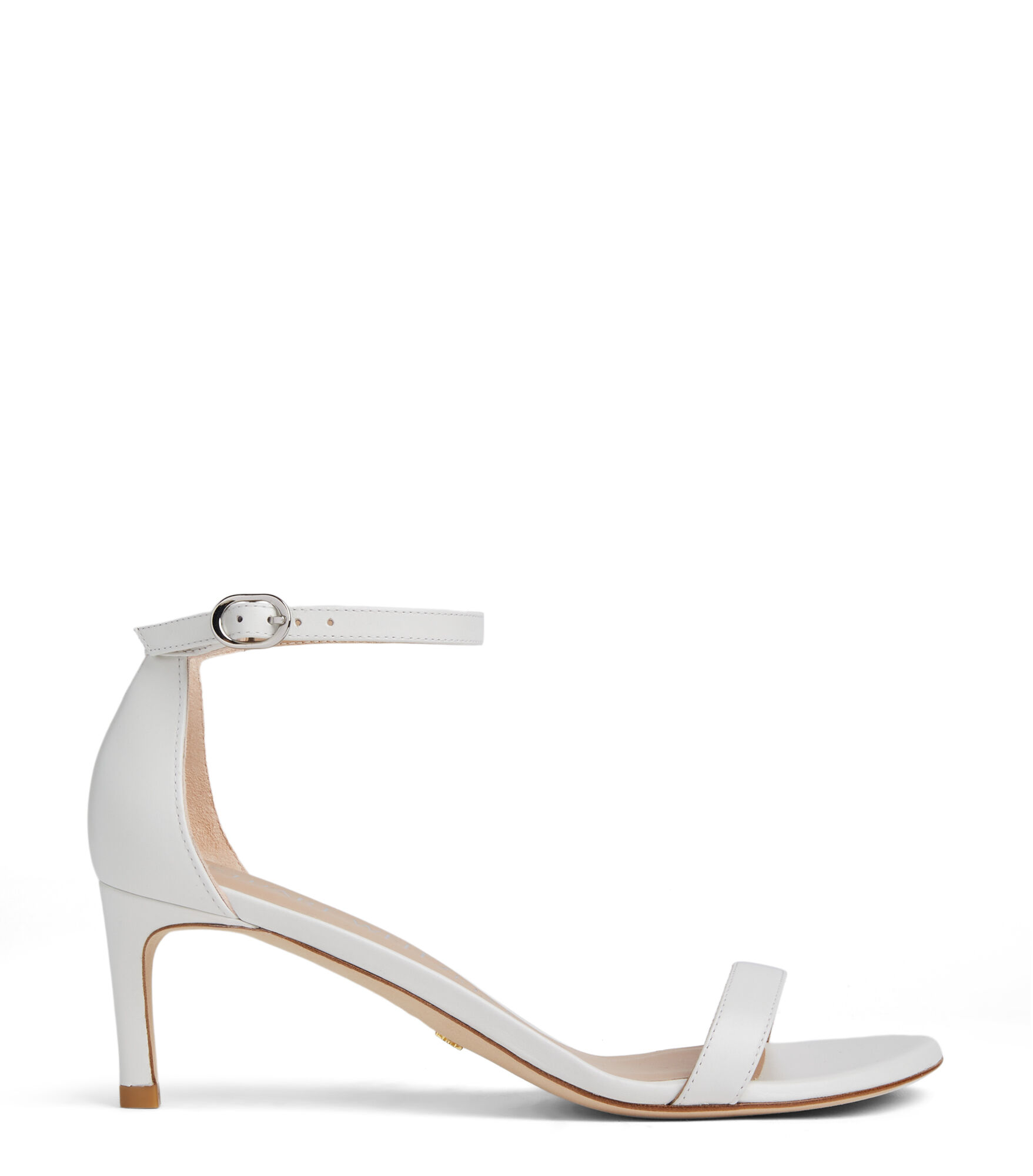 Stuart Weitzman Nunakedstraight 60 - Donna Sandali Bianco 37