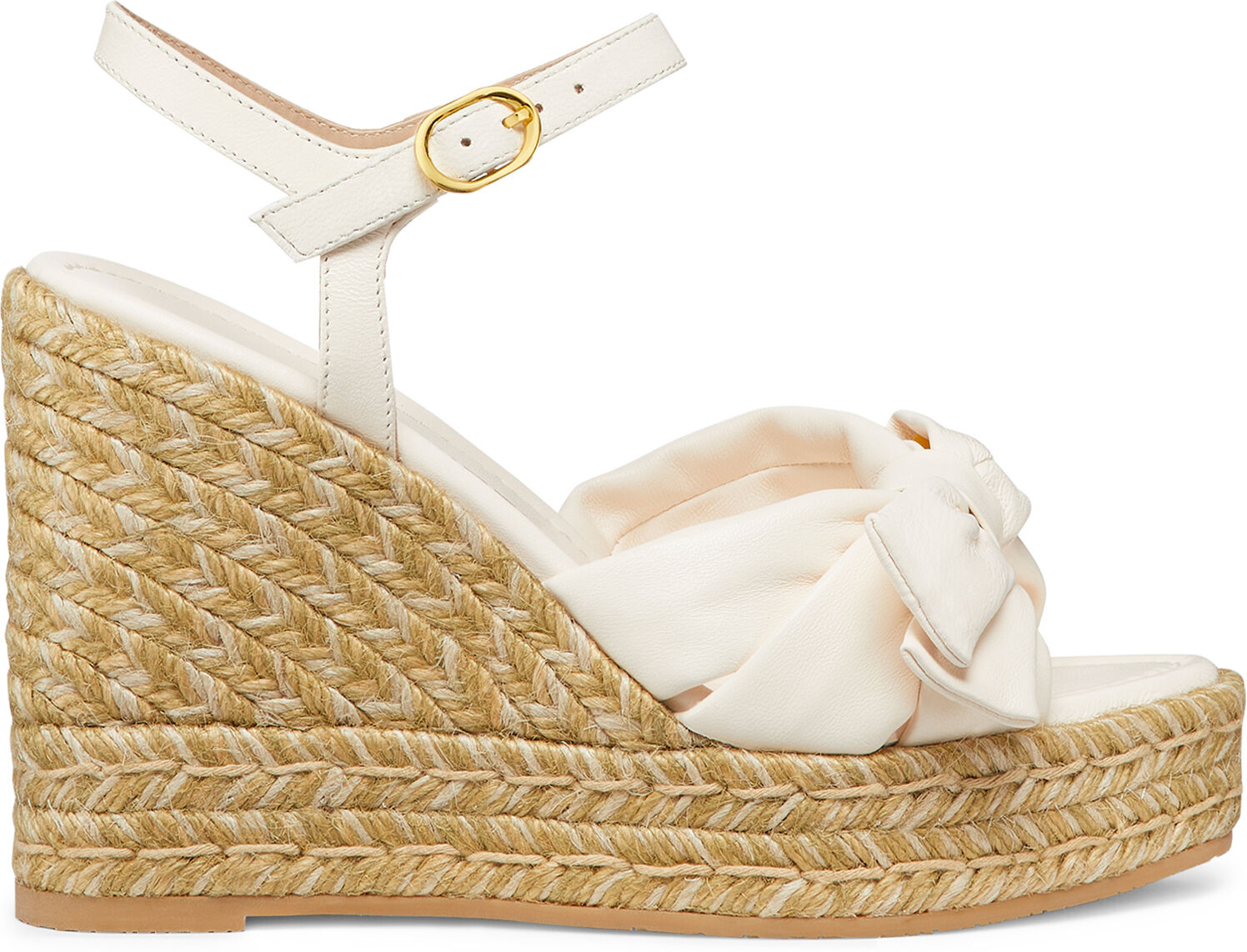 Stuart Weitzman Sofia Espadrille Wedge - Donna Zeppe Seashell 41