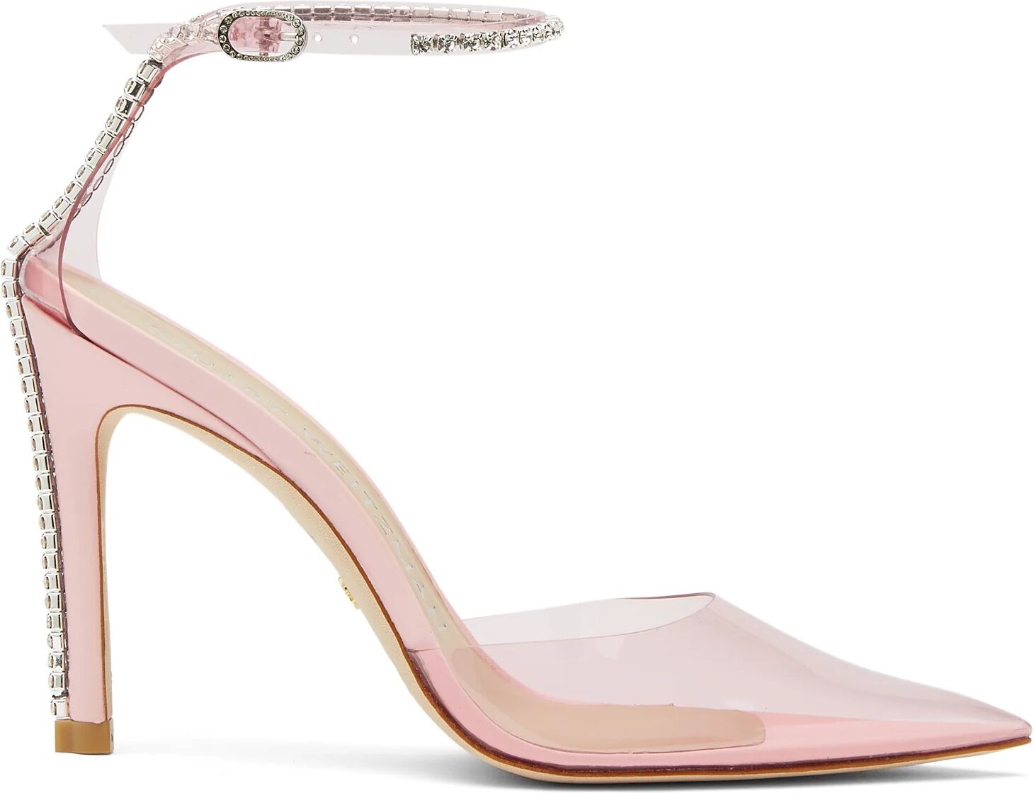 Stuart Weitzman Glam 100 Strap Pump - Donna  Rosa 39.5